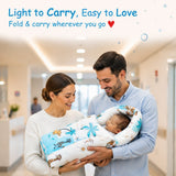 Fareto New Born Baby Mattress with Net & Sleeping Bag(0- 4Months)(ziffi)(F38)