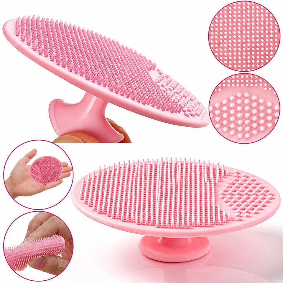 Fareto Baby Hair Brush, Comb & Silicone Cradle Cap Brush Set – Newborn Infant Grooming Kit with Soft Bristle Brush for Baby Hair Care and Scalp Massage(F792)