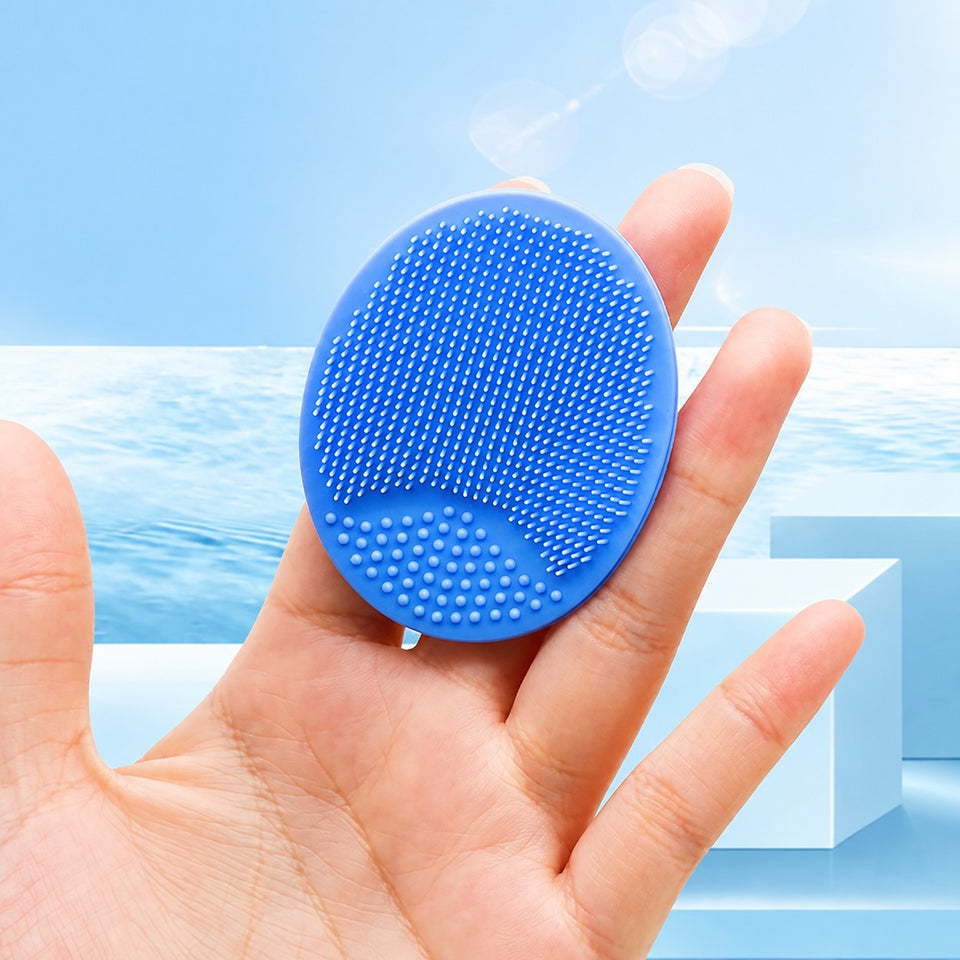 Fareto Baby Hair Brush, Comb & Silicone Cradle Cap Brush Set – Newborn Infant Grooming Kit with Soft Bristle Brush for Baby Hair Care and Scalp Massage(F792)