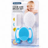 Fareto Baby Hair Brush, Comb & Silicone Cradle Cap Brush Set – Newborn Infant Grooming Kit with Soft Bristle Brush for Baby Hair Care and Scalp Massage(F792)