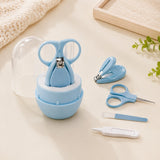 Fareto Baby Nail Cutter Nail Trimmer Grooming Scissors & Nail Clipper Set/Kit, Manicure with Box, Kids Nail Cutter (Pack of 4) (Multicolour)(F555)