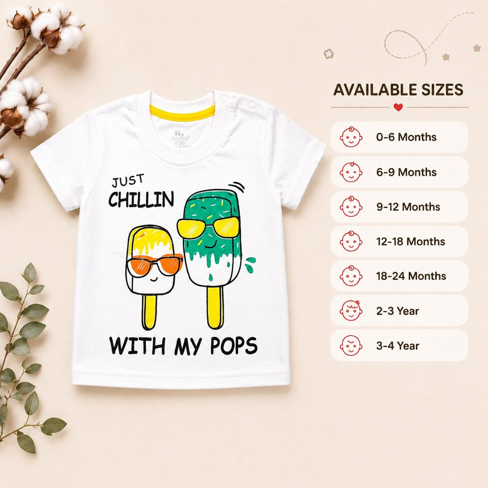 Fareto Baby Daily wear T-Shirt (Pack of 4)(F134)
