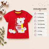 Fareto Baby's & Kid's 100% Cotton Half Sleeves T-Shirt(Pack of 3)(F65)
