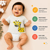 Fareto Baby Boy's & Baby Girl's Half Sleeves T-Shirt | Daily Wear T-Shirts(Pack of 3)(F133)
