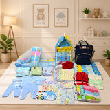 Fareto Premium Quality Baby Winter Essentials Pack of 73 In 1 Combo (0-6 Months)(F195)