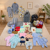 FARETO NEW BORN BABY PREMIUM QUALITY PURELY WINTER ESSENTIALS 99 IN 1 ( 0-6MONTHS)_NURSERY BAG(F479)