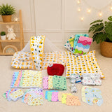 Fareto New Born Baby Hospital Essentials pack of 61 (0-6 months)(Lemon Yellow) (F169)