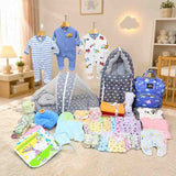 Fareto Premium Newborn Baby Monsoon Season Hospital Essentials Combo | 82-in-1 Baby Gift Pack | Maternity Essentials & Bedding Set | 0–6 Months (F780)