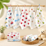 Fareto Baby Muslin Burp Cloths 6 Pack Large 20''x10'' Inchs 100% Cotton Burp Rags Absorbent and Soft 6 Layers Muslin Cloth Baby Essentials for Newborn(F594)