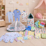 Fareto Baby Semi Winter Essential Combo For New Born | Gift Pack | Baby Products | Maternity Essentials  (66 Items)(0-6 Months)(F440)