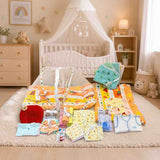 Fareto New Born Baby Summer Essentials 60 in 1 (0-6 Months)(F269)