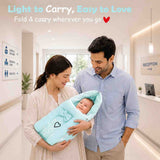 Fareto Newborn Baby 100% Muslin Cotton Sleeping Bag| Safe, Soft & Portable Baby Bed | (0-6 Year)(F773)