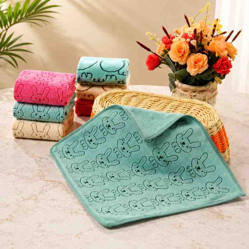Fareto Baby Napkin  Pack of 6 | Premium Soft & Absorbent Cotton Napkins for Newborn Babies | Reusable Multi-Purpose Baby Cloths (F770)