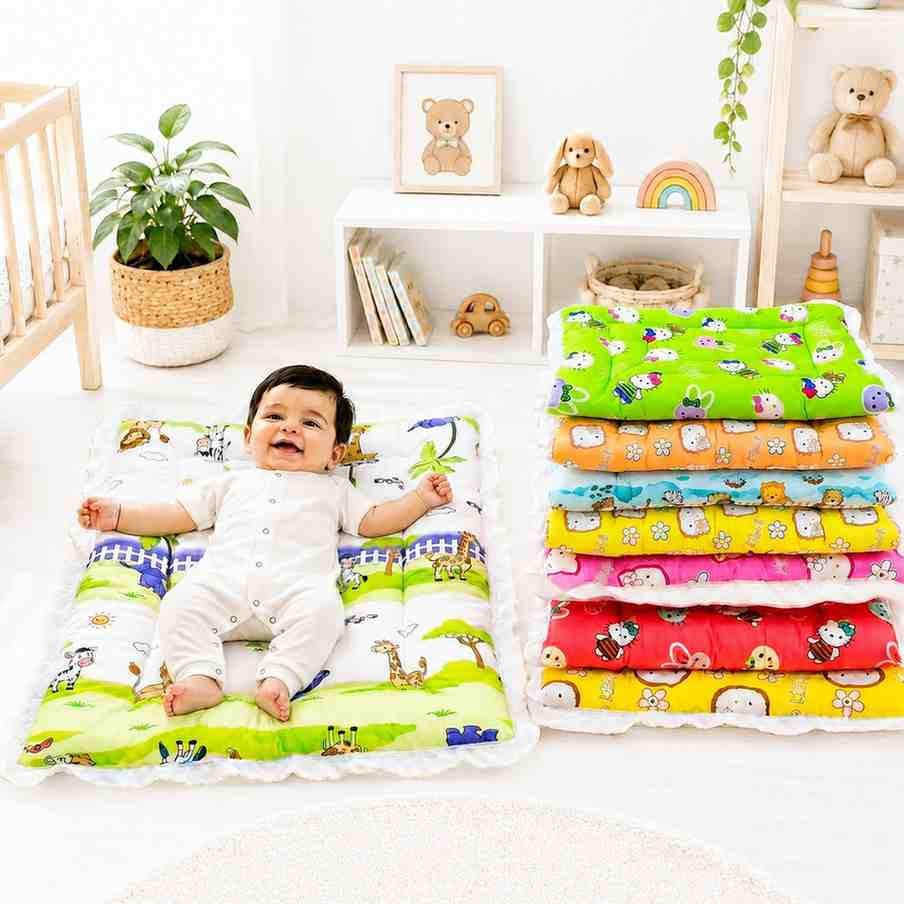 Fareto 7 in 1 New Born Baby Hand Carry Bed Combo Pack (0-12 Months)(F89)