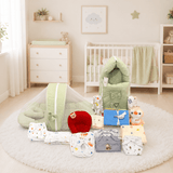 Fareto New Born Baby Organic Muslin Cotton Combo Set 28 In 1 (0-6 Months)Baby Bedding & Clothing Combo Set For Muslin(F748)