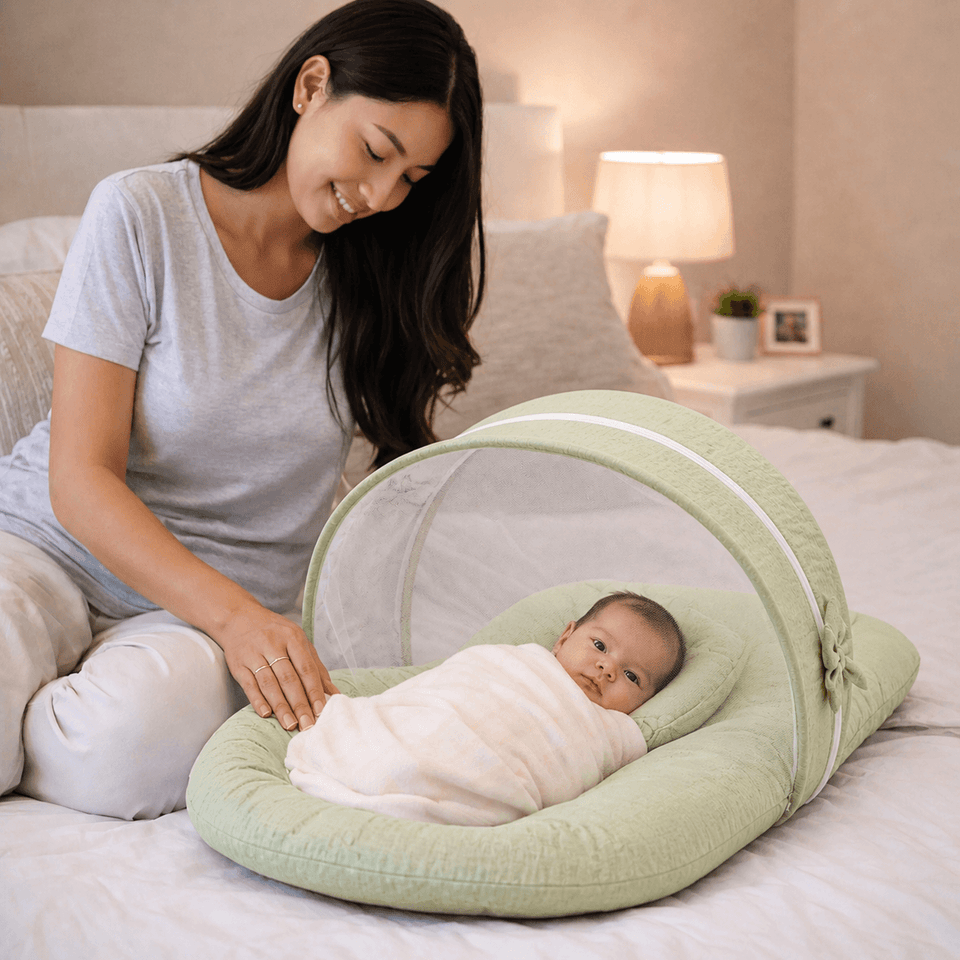 Fareto New Born Baby Organic Muslin Cotton Combo Set 28 In 1 (0-6 Months)Baby Bedding & Clothing Combo Set For Muslin(F748)