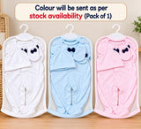 **Fareto Newborn Baby Dress Set | Full Sleeve Romper, Cap & Mittens | Baby Gift Set | Pack of 1(F821)
