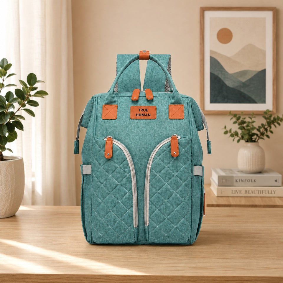 Fareto premium Quality Diaper Bag for Mother, Multipurpose Stylish Diaper Bag (Pack Of 1)(F633)