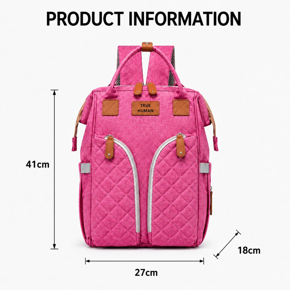 Fareto premium Quality Diaper Bag for Mother, Multipurpose Stylish Diaper Bag (Pack Of 1)(F655)