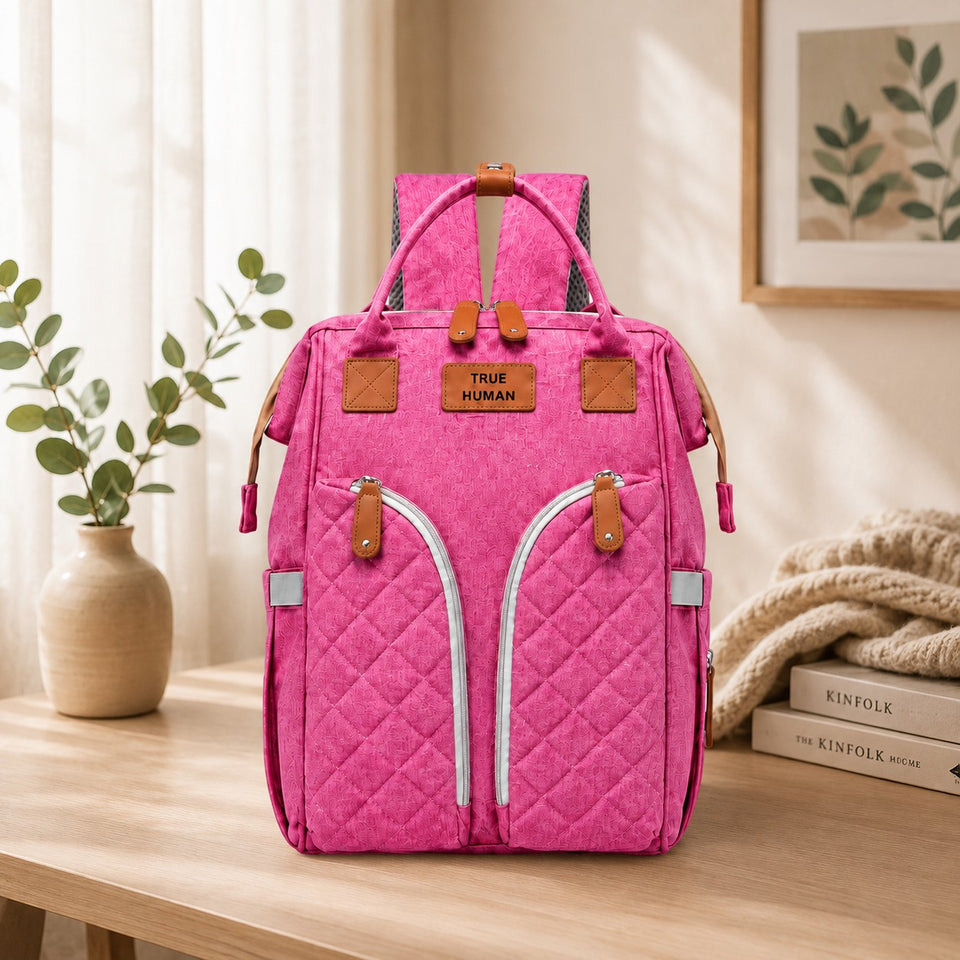 Fareto premium Quality Diaper Bag for Mother, Multipurpose Stylish Diaper Bag (Pack Of 1)(F655)