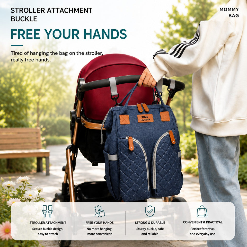 Fareto premium Quality Diaper Bag for Mother, Multipurpose Stylish Diaper Bag (Pack Of 1)(F703)