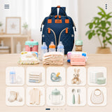 Fareto premium Quality Diaper Bag for Mother, Multipurpose Stylish Diaper Bag (Pack Of 1)(F703)