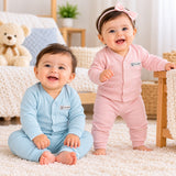 Fareto Baby Premium Winter Thermal Set | Front Open Full Sleeve Shirt & Pant | Soft, Warm & Comfortable | Pack of 2(F815)