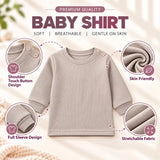 Fareto Baby Premium Winter Thermal Set | Full Sleeve Shirt & Pant | Shoulder Touch Button | Soft, Warm & Comfortable | Pack of 2(F814)