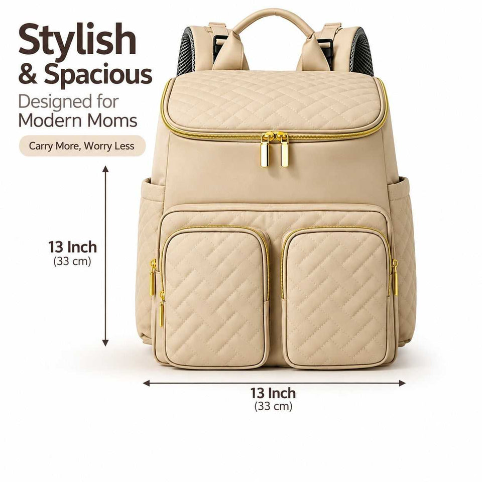 Fareto premium Quality Diaper Bag for Mother, Multipurpose Stylish Diaper Bag (Pack Of 1)(F795)