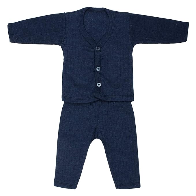 Fareto Baby front open winter suit thermal set (Pack of 3) Colours may vary FaretoBaby