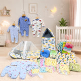 Fareto Baby Semi Winter Essential Combo For New Born | Gift Pack | Baby Products | Maternity Essentials  (66 Items)(0-6 Months)(GREY SPRIAL)(F441)