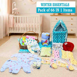 Fareto New Born Baby Winter Essentials Combo (Pack of 66 )(0-6m)(F177)