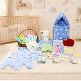 FARETO NEW BORN BABY MONSOON SEASON HOSPITAL ESSENTIALS PACK OF 66 ITEMS (0-6 MONTHS)(F396)