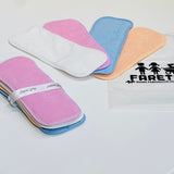 FARETO NEW BORN BABY WASHABLE  NAPPY TERRY PAD (Pack of 8)(0-16 MONTHS)(SIZE L-31 CM & W-12 CM)
