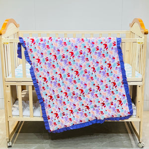 FARETO BABY MALMAL 100% COTTON SUPER SOFT SUMMER BLANKET (SIZE.110* 82)(0-2 YEAR)