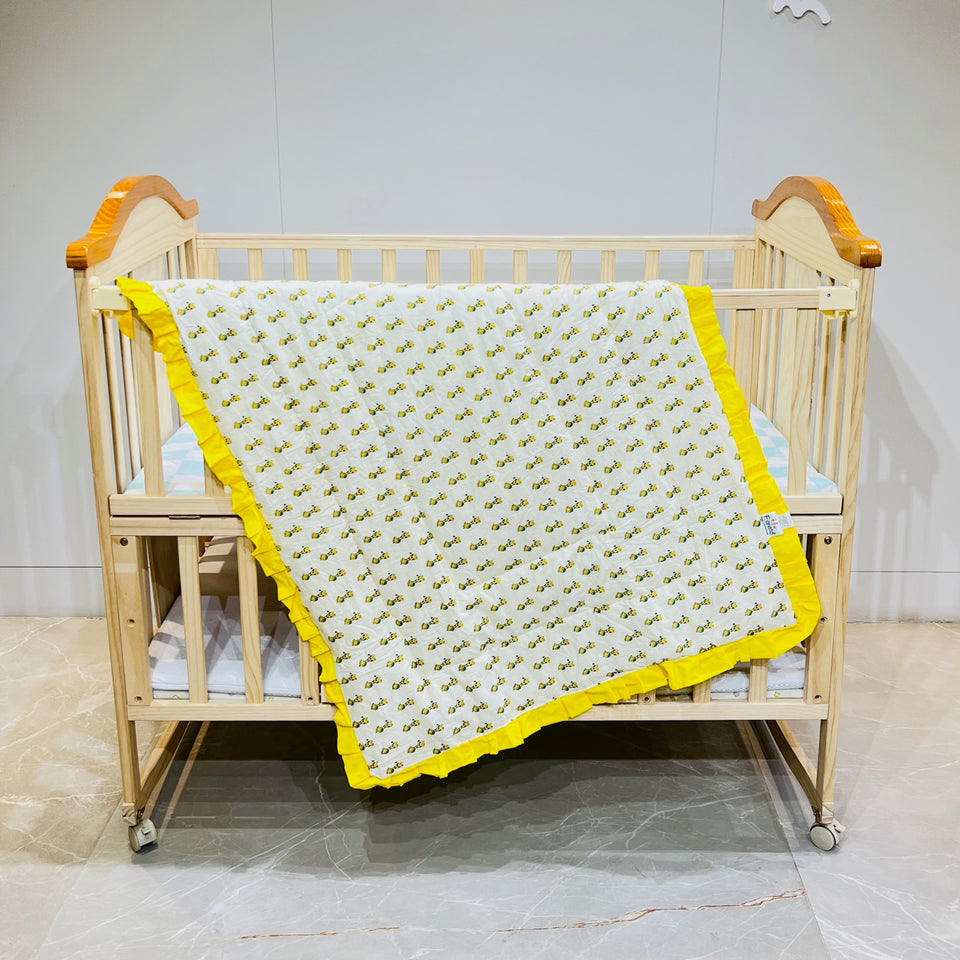 FARETO BABY MALMAL 100% COTTON SUPER SOFT SUMMER BLANKET (SIZE.110* 82)(0-2 YEAR)