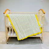 FARETO BABY MALMAL 100% COTTON SUPER SOFT SUMMER BLANKET (SIZE.110* 82)(0-2 YEAR)