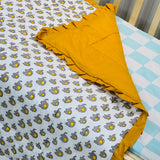 FARETO BABY MALMAL 100% COTTON SUPER SOFT SUMMER BLANKET (SIZE.110* 82)(0-2 YEAR)