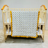 FARETO BABY MALMAL 100% COTTON SUPER SOFT SUMMER BLANKET (SIZE.110* 82)(0-2 YEAR)