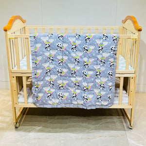 FARETO BABY MALMAL 100% COTTON SUPER SOFT SUMMER BLANKET (SIZE.110* 82)(0-2 YEAR)