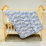 FARETO BABY MALMAL 100% COTTON SUPER SOFT SUMMER BLANKET (SIZE.110* 82)(0-2 YEAR)