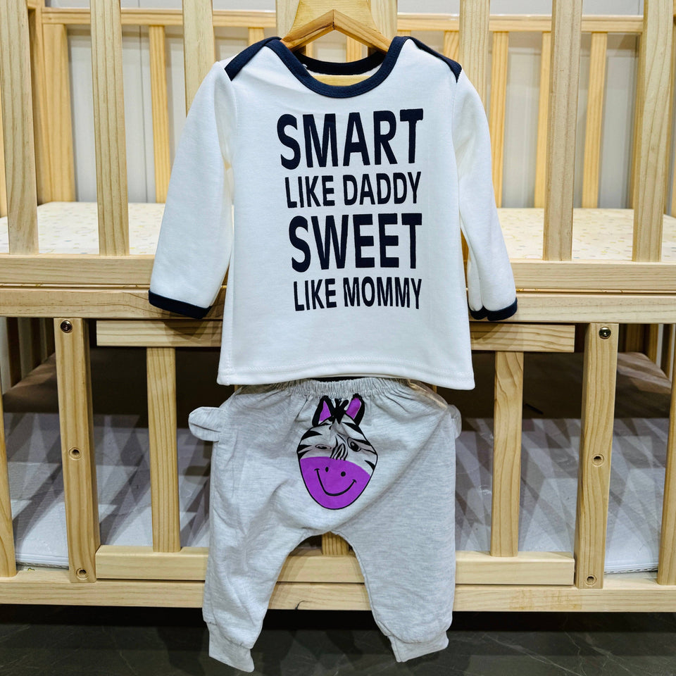 Fareto New Born Baby Daily Wear T-shirts Pyjama Sets (Pack of