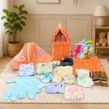 Fareto Premium Quality Baby Winter Essentials Pack of 72 New Combo (0-6 Months)(F13)