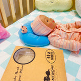 Fareto New Born Baby U-Shaped Super Soft Mustard Pillow(0-3 Months)(L-25CM, B-25CM)