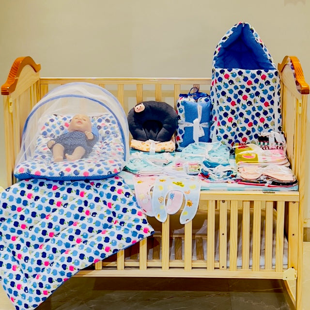 FARETO NEW BORN BABY SUMMER HOSPITAL ESSENTIALS 60 IN 1 (0-6M)