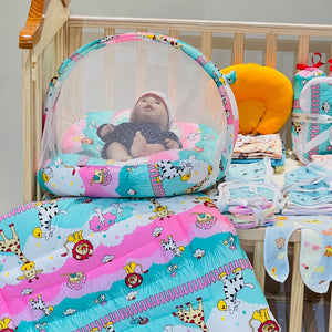 Fareto New Born Baby Summer Hospital Essentials 62in1 (0-6M)