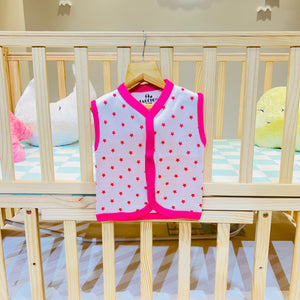 Fareto New Born Baby Summer Wear Front open 5 Cut Vest And 5 Half Sleeves Shirt (Pack of 10)