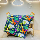 Fareto Baby & Kids Reversible Super Soft Blanket Comforter (Croco Comforter) ( (Size:136CM*118CM))(0-8 Years)