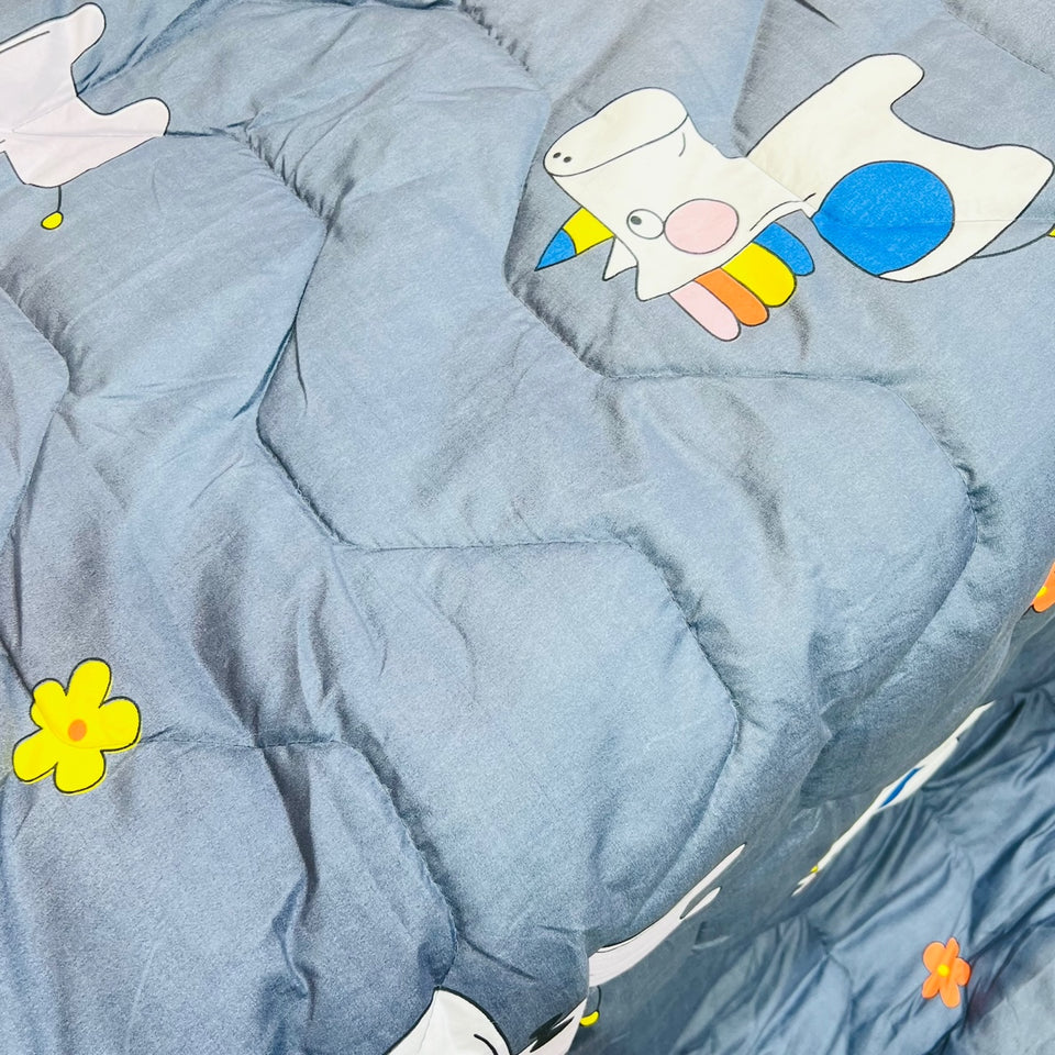 Fareto Baby & Kids Reversible Super Soft Blanket Comforter (Horse Comforter) ( (Size:136CM*118CM))(0-8 Years)