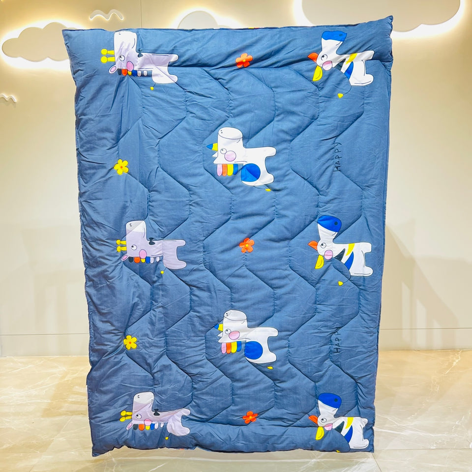 Fareto Baby & Kids Reversible Super Soft Blanket Comforter (Horse Comforter) ( (Size:136CM*118CM))(0-8 Years)